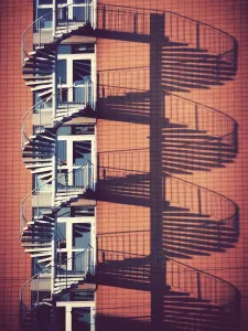 Images Dated 2nd March 2013: Spiralling II Staircase Print