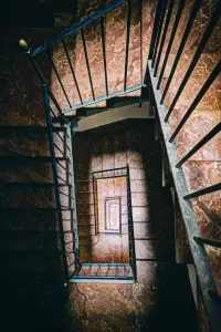 Prints of This photograph represents a staircase, Mallorca, Spain Architecture Prints: Mallorca Staircase Print, Architecture in Spain