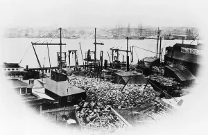Brooklyn Bridge Construction Print