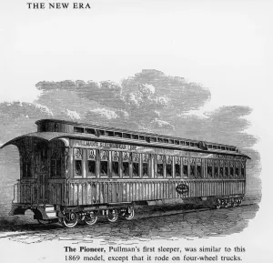 Historic Train Photography Prints: Pullmans First Sleeper