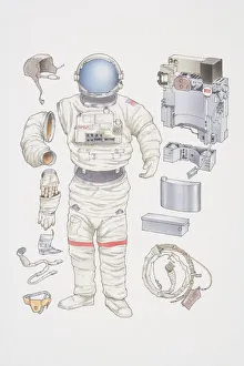 Astronauts protective suit and life support system Astronauts protective suit and life support system