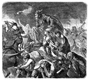 Attila in the battle on the fields Catalaunian Attila in the battle on the fields Catalaunian