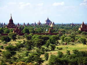 Bagan landscape of UNESCO archeologic site Myanmar Bagan landscape of UNESCO archeologic site Myanmar