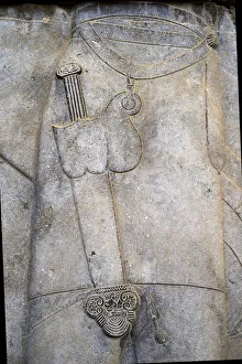 Bas-relief of a decorated scabbard, Persepolis Bas-relief of a decorated scabbard, Persepolis