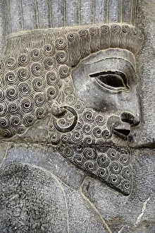 Bas-relief with Persian guard, Persepolis Bas-relief with Persian guard, Persepolis