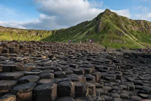 The Basalt Columns at Giants Causeway, Northern Ireland The Basalt Columns at Giants Causeway, Northern Ireland