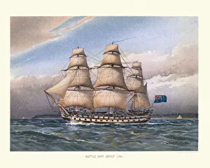 Battleship of the Royal Navy, 18th Century warships, Sailing ship Battleship of the Royal Navy, 18th Century warships, Sailing ship