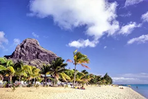 Beach at Le Morne Brabant Beach at Le Morne Brabant