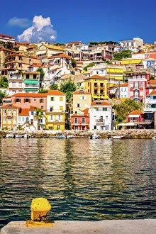 Beautiful colorful coastal town Parga in Epirus, Greece Beautiful colorful coastal town Parga in Epirus, Greece