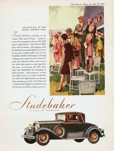 Classic Motor Vehicles Prints: 1929 Studebaker Advertisement