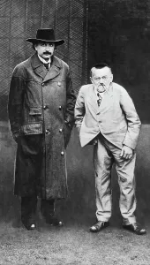 Physicist Prints: Albert Einstein and Dr. Charles Steinmetz Print
