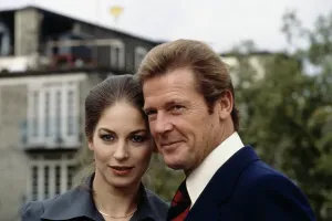 Classic Movie Stars UK Prints: Barbara Kellerman And Roger Moore