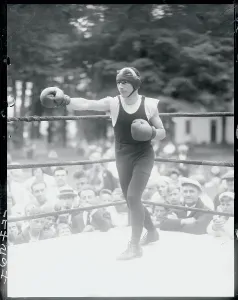 Benny Leonard in Boxing Training Print, July 20, 1922