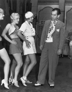 Vintage Women Prints: Busby Berkeley Looks Over Chorus Girls