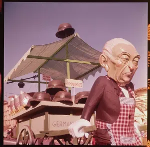Viareggio Carnival Float Papier Mache Print, Italy 1960s
