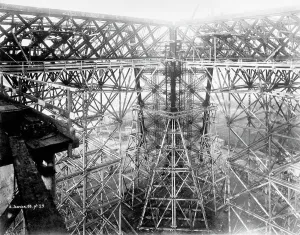 Eiffel Tower Building Process Prints: Construction Phase of Eiffel Tower