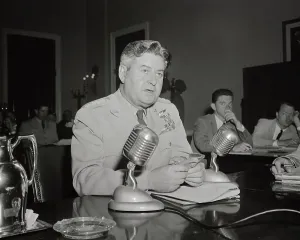 Historic Washington DC Images Prints: Curtis E. LeMay Testifying