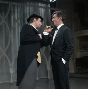Dean Martin and Sid Caesar Print, 1960s Television Still
