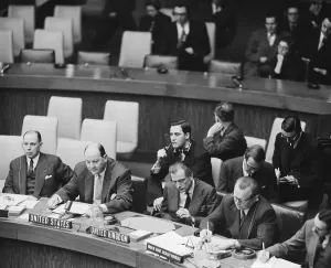 International Diplomacy Prints: UN Delegates in Session