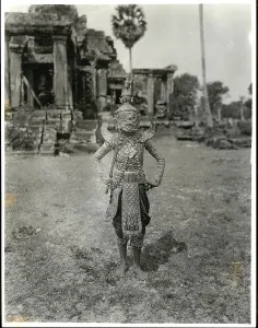 Devil Dancer at Angkor Wat Print, Cambodia