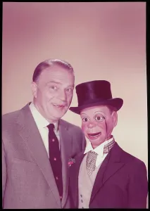 Vintage Comedy Duo Prints: Edgar Bergen with His Puppet