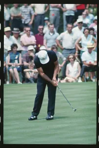 Sports Photography Classics Prints: Gary Player Missing a Putt