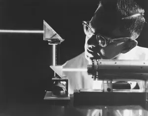 Laboratory Experiment Prints: Intense Ruby Laser Beam