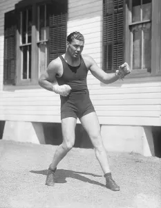 Jack Dempsey Boxing Prints: Jack Dempsey in Fighting Pose