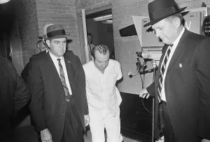 Jack Ruby Print: Police Escort to County Facility