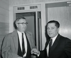 Prominent Persons Prints: James Hoffa with Einer Mohn