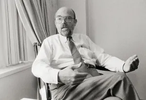 John Ehrlichman Discusses New Novel Print, 6/1/1986