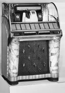 Vintage Jukebox Print, Undated Photograph