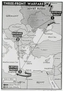 Framed Print : Map of the Third Front Print
