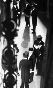 Men in Top Hats and Tails Print