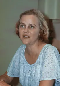 Nancy Teeters in her Washington DC Office Print, 1978