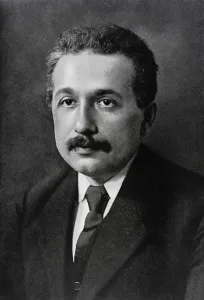 Black Background Photography Prints: Physicist Albert Einstein