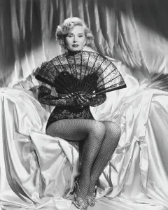 Related Prints: Zsa Zsa Gabor in Fish Net Stockings Print