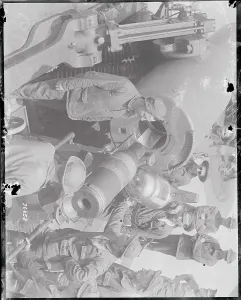 Military Training Exercises Prints: Preparing Projectile for Launch