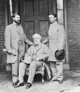 Robert E Lee Portrait Prints: Robert E. Lee, His Son and His Aide