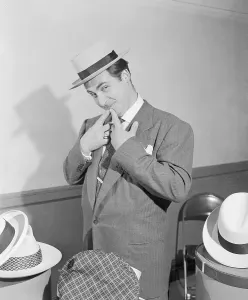 Summer Hat Prints: Sid Caesar with Hands in his Pockets