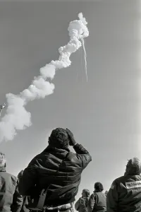 Space Shuttle Challenger Explosion Print: January 28, 1986