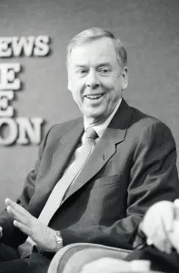 T. Boone Pickens Print, 1985 Black and White Photograph