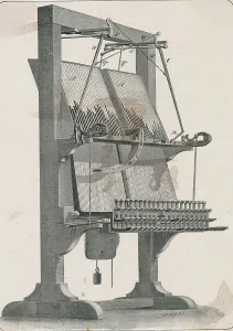 Boston Massachusetts History Prints: Typesetting Machine