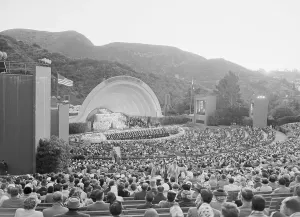 Easter Sunrise Services at Hollywood Bowl Print