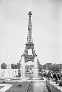 Paris Landmark Photography Prints: View of The Eiffel Tower