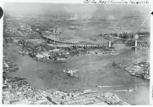 NYC Waterfront Views Prints: View of Hell Gate Bridge