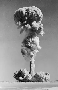 Mushroom Cloud Formation Prints: View of Nuclear Explosion