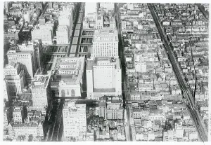 New York City Streets Prints: View of Pershing Square