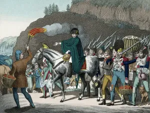Napoleon Commanding His Troops Print 1805