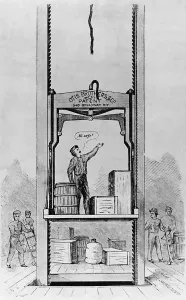 Elisha Otis Elevator Demonstration Print